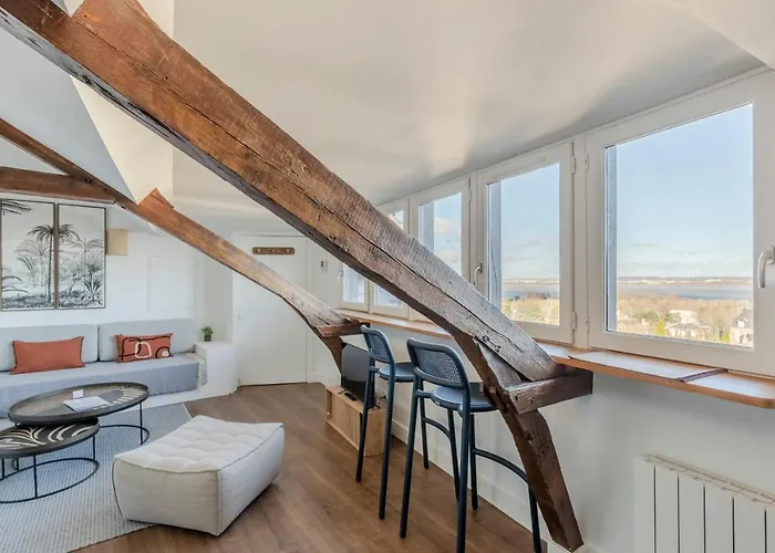 La-haut - 3 Panorama Of The Estuary - Center * Ονφλέρ