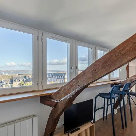 Apartment La-haut - 3 Panorama Of The Estuary - Center Honfleur