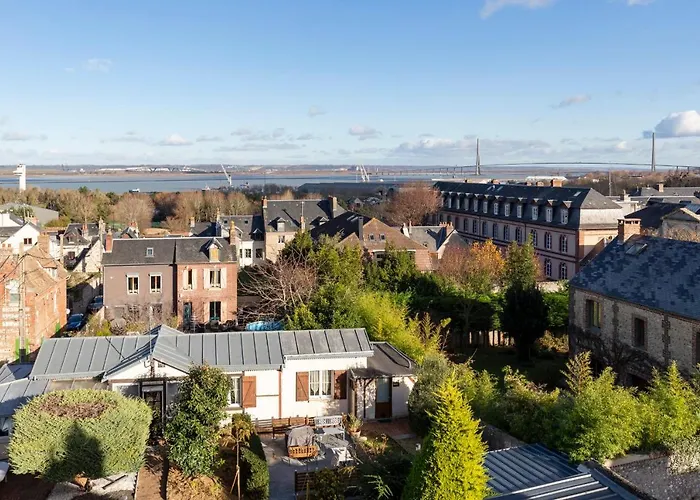 La-haut - 3 Panorama Of The Estuary - Center * Ονφλέρ